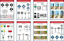 Комплект плакатов Знаки безопасности в путевом хозяйстве Комплект-8л (Пленка самоклеящаяся ПВХ; А2)